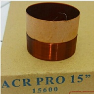 Spul spol spool speaker 15inch 15 inch ACR Pro 15600 diameter 9.5mm