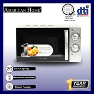 American Home AMW-20MCS Microwave Oven 20L Mechanical Control Color Silver
