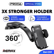 REMAX Car Holder Car Suction Holder PRRMC59 Mobile Phone Holder Car Phone Holder Adjustable Pemegang Handphone 汽车手机支架