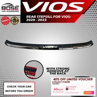 High Quality Rear Stepsill for Toyota Vios Gen 4 Prime XLE 2019 2020 2021 2022 2023 2024 Year Model 