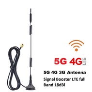 เสาอากาศ 5G 4G 3G SMA Port Router Signal Booster LTE full Band 600-6000MHz 18dBi 2G 3G 4G LTE Magnet