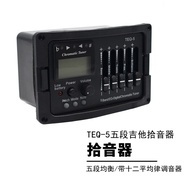 Equalizer Gitar 5-Band Pickup TEQ-5 dengan Penala Equalizer 12-Nada, Alat Pengubahsuaian Gitar Elekt