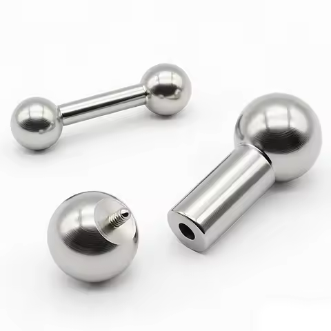 1Pc 12G-00G Stainless Steel Straight Barbell Piercing Tongue Nipple Rings Large Gauge Internal Threa