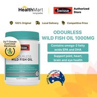 [SG] Swisse Odourless Wild Fish Oil 1000mg, 400 Capsules | EPA & DHA