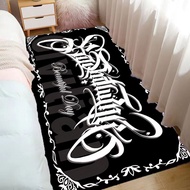 [48H Shipping] West Coast Carlo Flower Font Carpet Extra Large Gaming Mat Bedside Rug Cool ins Trend