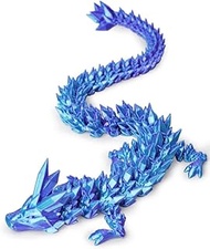 3D Printed Dragon,Chinese Dragon,12inch Flexible Articulated Dragon,Dragon Fidget Toys for Flexible 