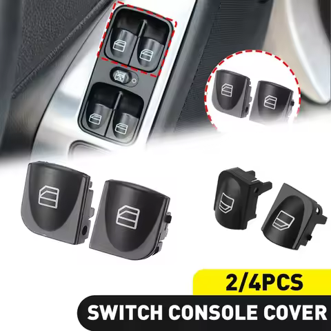 Window Switch 2/4Pcs Console Cover Caps For Mercedes Benz W203 C-CLASSC320 C230 C240 C280 OE20382001
