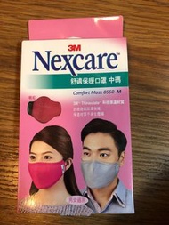 0269	3M	NEXCARE 桃紅色舒適保暖口罩 中碼