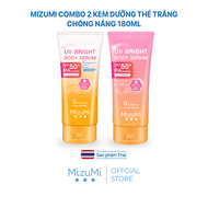 MizuMi Combo 2 Kem chống nắng UV Body Serum 180 ml