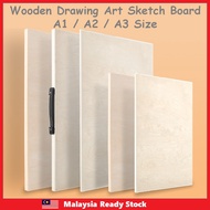 A1/A2/A3 Size Wooden Drawing Board Art Sketch Board with Handle