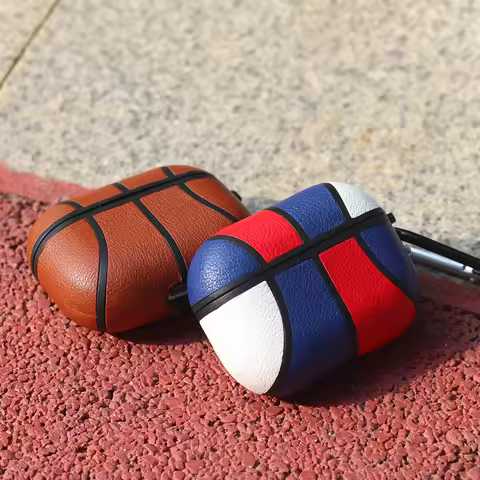 Case for Airpods Pro Case Leather Basketball For Air Pods 3 Skin Protective For Apple Airpods Pro Co