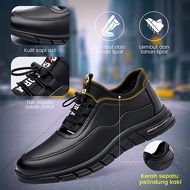Men's Casual Shoes Black Shoes Leather Casual Sneakers Men's Oxford Shoes