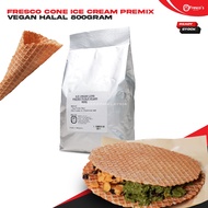 Ice Cream Cone Premix Flavor Vegan 800gram Tepung Kon Aiskrim HALAL 800gram