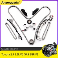 Engine Parts Timing Chain Kit Fit 2.5 3.5 L 2GR-FE 4GR-FSE For Toyota Camry Avalon RAV4 Sienna Lexus