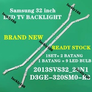 in stock LED Backlight 9 lamp For Samsung 32 inch LED TV BACKLIGHT D3GE-320SM0-R2 BN64-YYC09 BN96-27