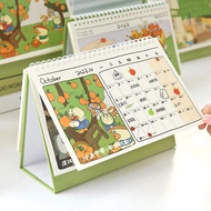💥Hot sale💥Forget It, Duck2023Cute Desk Calendar Rabbit Year Illustration Desktop Decoration Creative Clock-in Coil Noteb