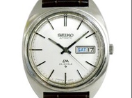 [專業] 機械錶 [SEIKO LM097668] 精工LM錶[23石][白色面+星+日期]時尚/中性/軍錶