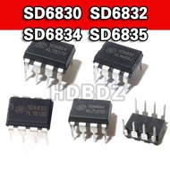 2-6ชิ้น SD6830 SD6832 SD6834 SD6835 DIP8  IC Power control chip ชิปวงจรรวมควบคุมพลังงาน