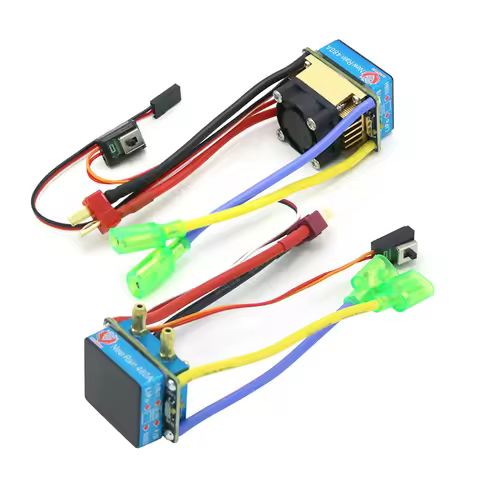 New Rain 480A 2-4S Waterproof Brushed ESC Speed Controller Dual Mode Regulator 5V/3A BEC For 1/10 RC