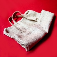 Burlap TOTEBAG Burlap NATURAL Plain Plastic Shopping Bag