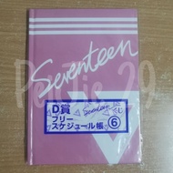 SEVENTEEN Kuji 2018 (Lottery Goods) D Price Notebook with Sticker