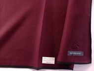 Burberry 復古手帕 口袋巾 酒紅色 20 x 20 英吋