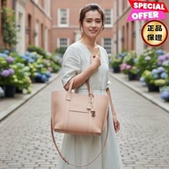 🌺2026春夏新品好價🌺Hogan Script 小款小牛皮購物托特包 裸色