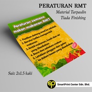 BANNER PERATURAN SEMASA MAKAN MAKANAN RMT