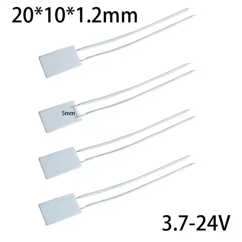 20*10*1.2mm 3.7V/5V/12V/24V 1.5W/2.5W/3W/5W/8/9/16/28/48W High Temperature HTCC Alumina PTC Heat Pla