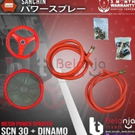 SANCHIN Mesin Steam Cuci SCN 30 Sprayer + Famoze Dinamo 2 Hp 3 Phase