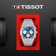 TISSOT T137.427.11.041.00 T1374271104100 Men's Watch PRX AUTOMATIC CHRONOGRAPH Valjoux 42mm SS Brace