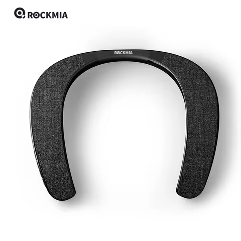 Rockmia EBS-905 6w Wearable Neckband Speaker Bluetooth 5.0 Hands-free Ear-Free for TV Game Play Home