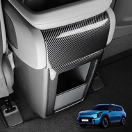 Car Back Seat Anti Kick Panel Cover For Kia EV9 2024-2025 LHD/RHD ABS Car Accessories For 7 Seat Ver