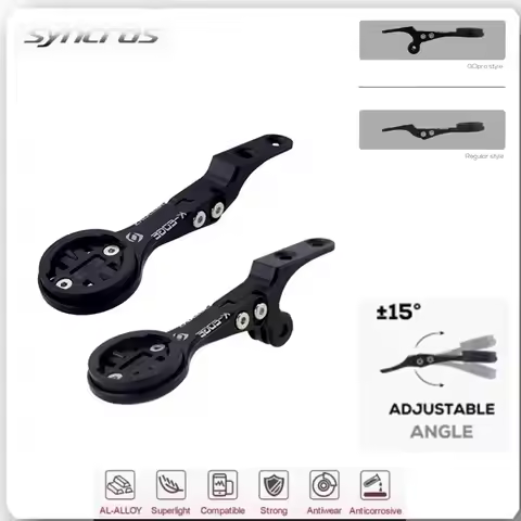 Syncros IC Aero Front Computer Mount Gpro Mount Speedometer GPS/Garmin/Bryton/Wahoo Inserts Fits Cre