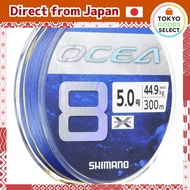 【Direct from JAPAN】
Shimano OCEA 8 Line 300m, PE #5.0, SW Navy LD-A71S