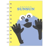 [Direct from Japan]Cracks Puppet Sunsun A6W Ring Notebook Sunsun Double Ring Memo Pad 343325Limited 