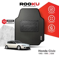 Rooku Car Mat   Honda Civic Hatchback 1992-1995 EG6/EG6 GN5