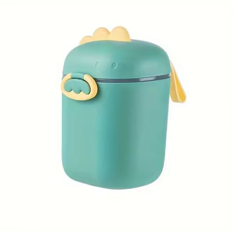 Milk Powder Dispenser with Spoon, Dinosaur Formula Milk Powder Container, Portable Milk Powder Stora
