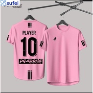 Jersey Custom Name (FREE) Jersey Custom Design Name and Number Jersey Bola Football Futsal Jersey