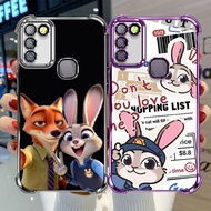 BK-34 Zootopia Case for Infinix Smart 5 6 Hot 10 11 Lite Play