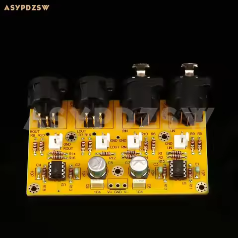 MINI single-ended to balanced/balanced to single-ended/RCA to RCA/XLR to XLR Preamplifier conversion