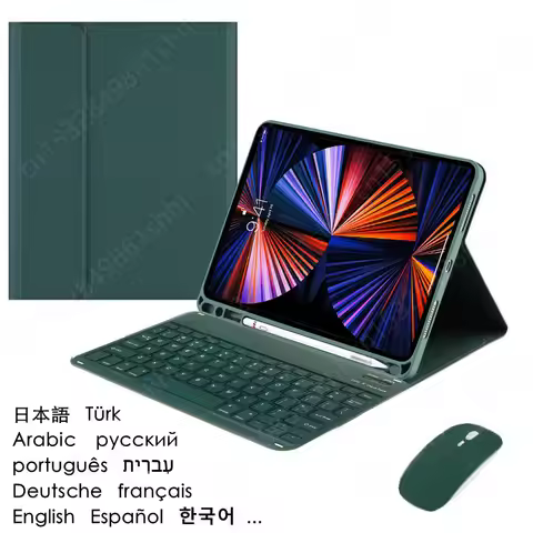 New Keyboard for Teclado Galaxy Tab S6 Lite Keyboard Case for Samsung S6 Lite Russian Spanish Hebrew