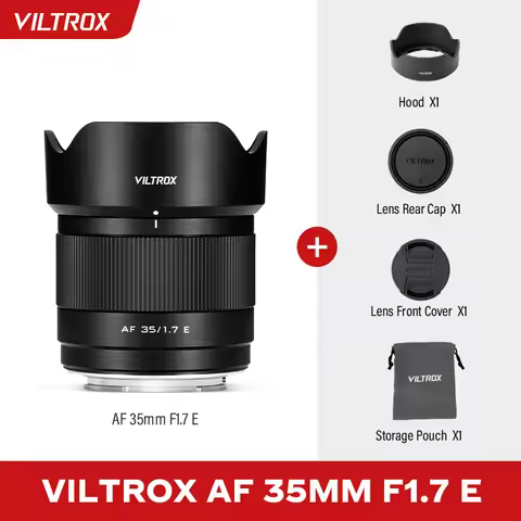 Viltrox 35mm F1.7 APS-C Prime Lens for Fuji XM5 X-T5 X-T30 II Nikon Z Mount ZFC Z50 Z7II Sony ZVE10 