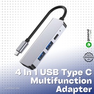 CYKE 4 In 1 USB Type C Multifunction Adapter CY011 Docking Station