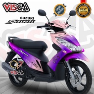 Decal Skydrive 125 Full Body Stiker Skydrive 125 Full Body Striping Skydrive 125 Bunglon