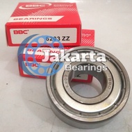 Bearing 6203 ZZ / 6203ZZ BBC IRON CAP Original