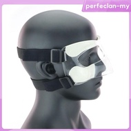 [PerfeclanMY] Basketball Mask Nose Guard Shield, Lightweight Face Guard for Broken Nose, Shatterproo
