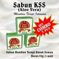 (PAKEJ COMBO 3PCS) SABUN ALOE VERA KHALIFAH SARI SAFAR