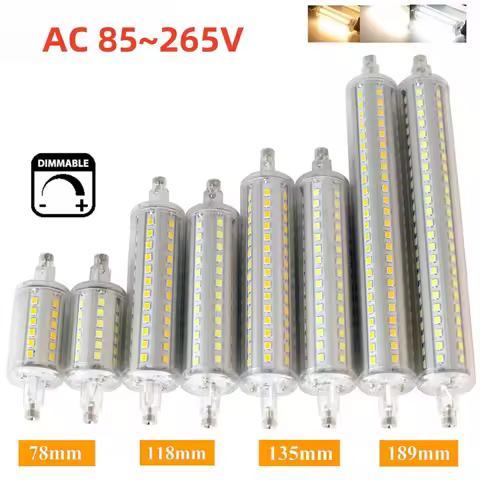 R7S J78 J118 J135 J189 Led Bulb Dimmable Corn Lamp 78mm 118mm 135mm 189mm Replace Halogen 40W 50W Sp