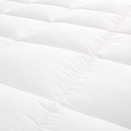 Hotel Sale Wholesale Price Queen Size White Soft Thick Bed Protector Cover Quilted Down Alternative Fitted Mattress Topper &amp; Pad